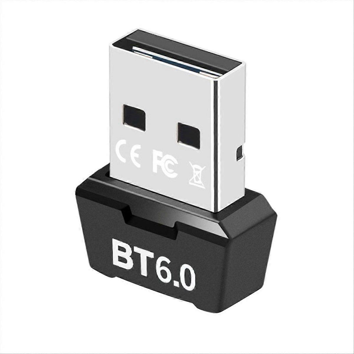USB Bluetooth 6.0 Adapter BT6.0 Dongle Music Audio Receiver Transmitter for Bluetooth Keyboard Mous