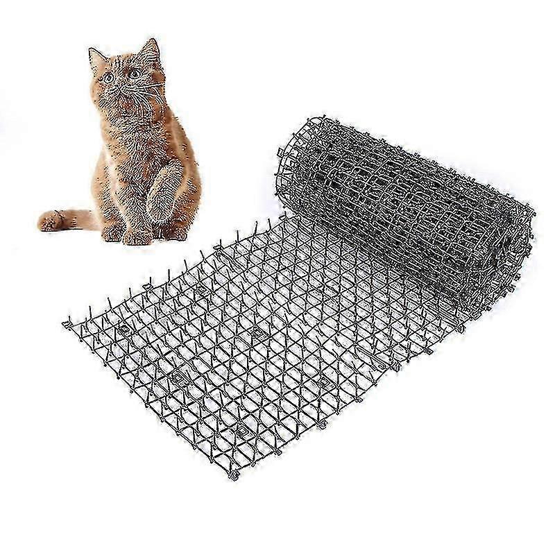 Cat Scat Mat With Spikes Prickle Strips Anti-cats Network Digging Stopper Pest Repellent Spike Deterrent Mat 5 Sizes