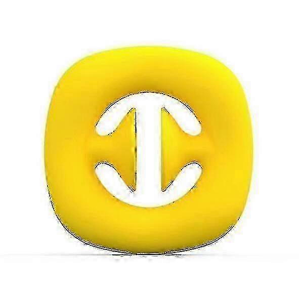 Silicone Gripper Exercise Arm Muscle Training Decompression Grip RingYellow