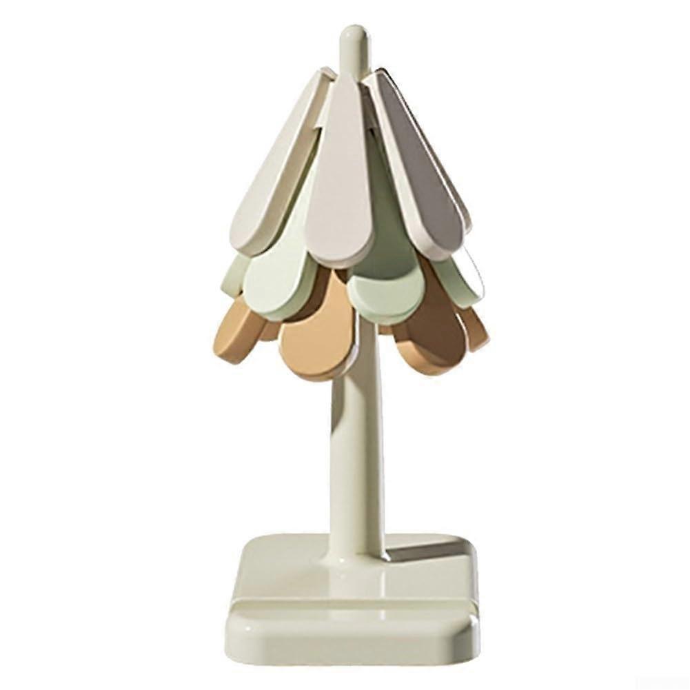 Trivets For Hot Pots And Pans, Silicone Trivet Set Of 3 With Stand, Tree Design Square Mats, Teapot Stand