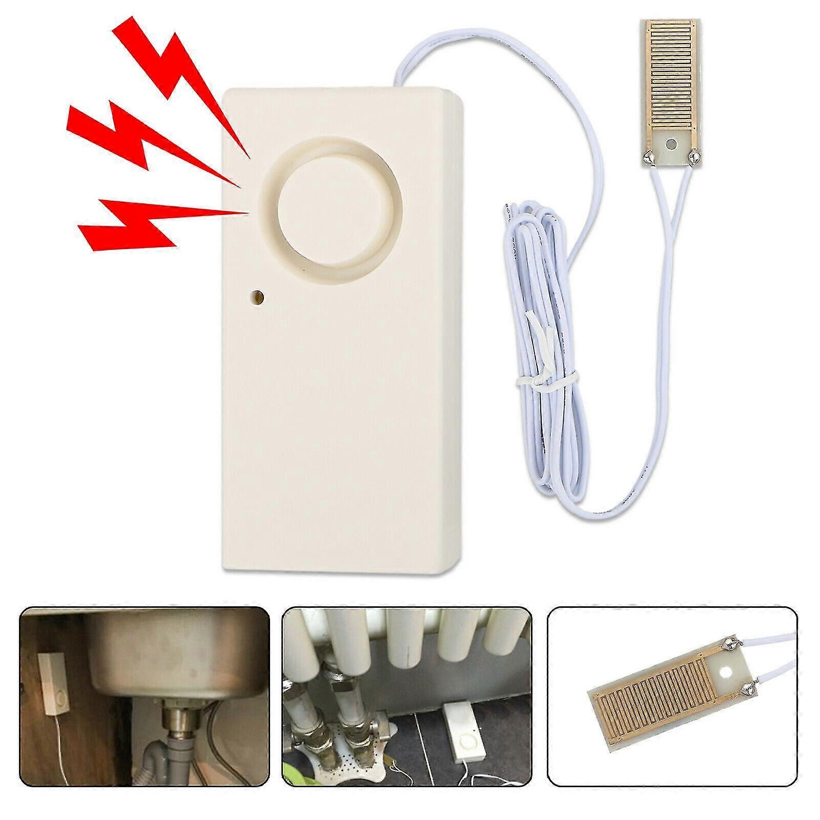Water Leak Alarm Flood Level Overflow Detector Sensor Home Security Alert