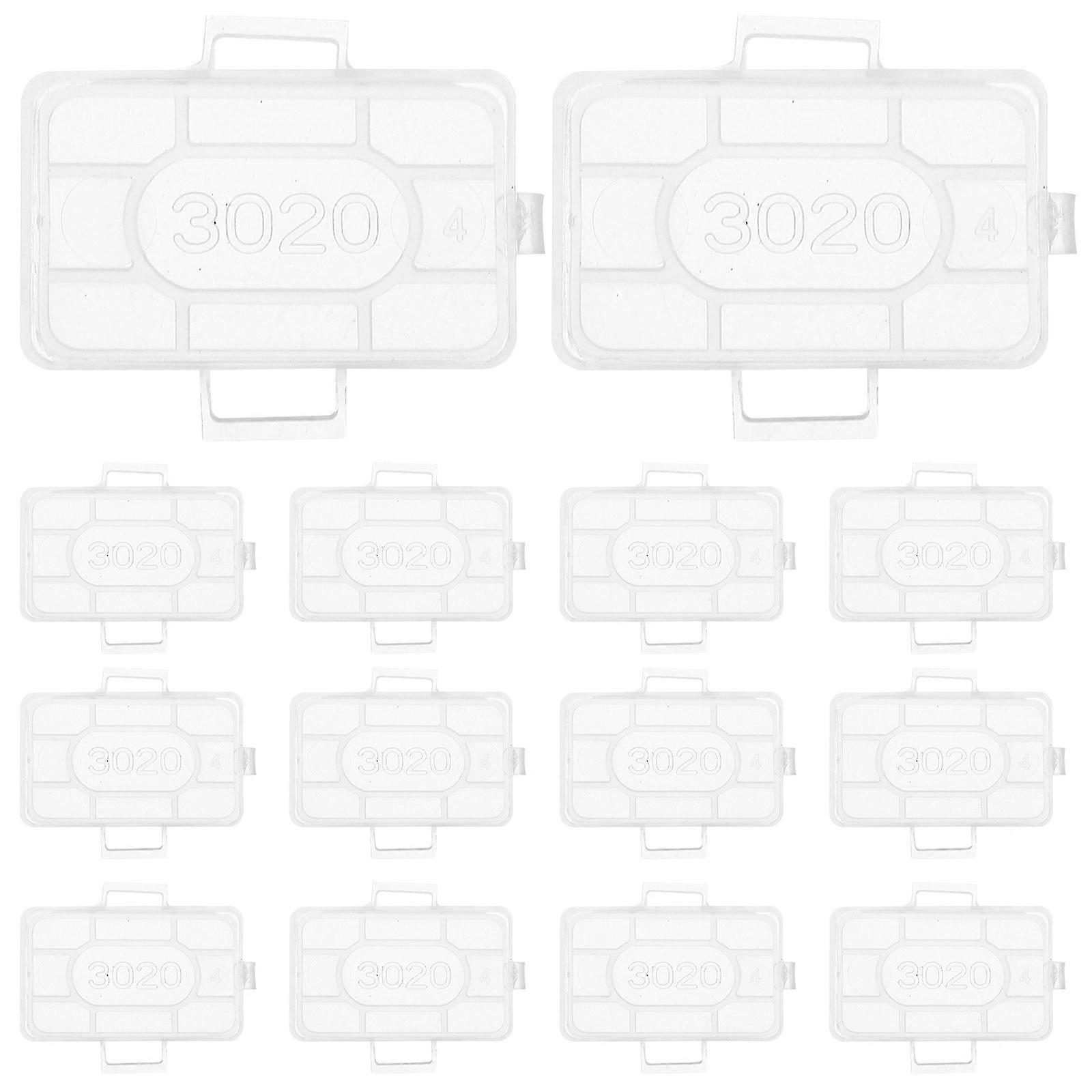 100pcs Cable Label Holder Plastic Cable Identification Case Wire Sign Name Holder