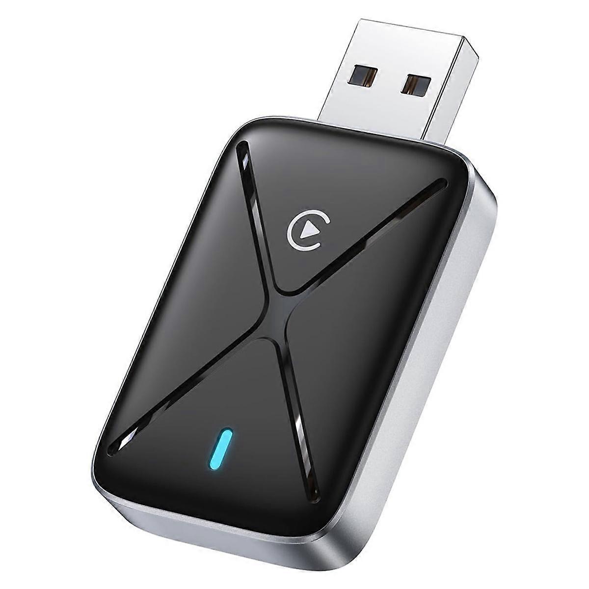 CarPlay Wireless Adapter for , Mini Wireless CarPlay Adapter Convert Wired to Wireless, Fast Connection No Delay