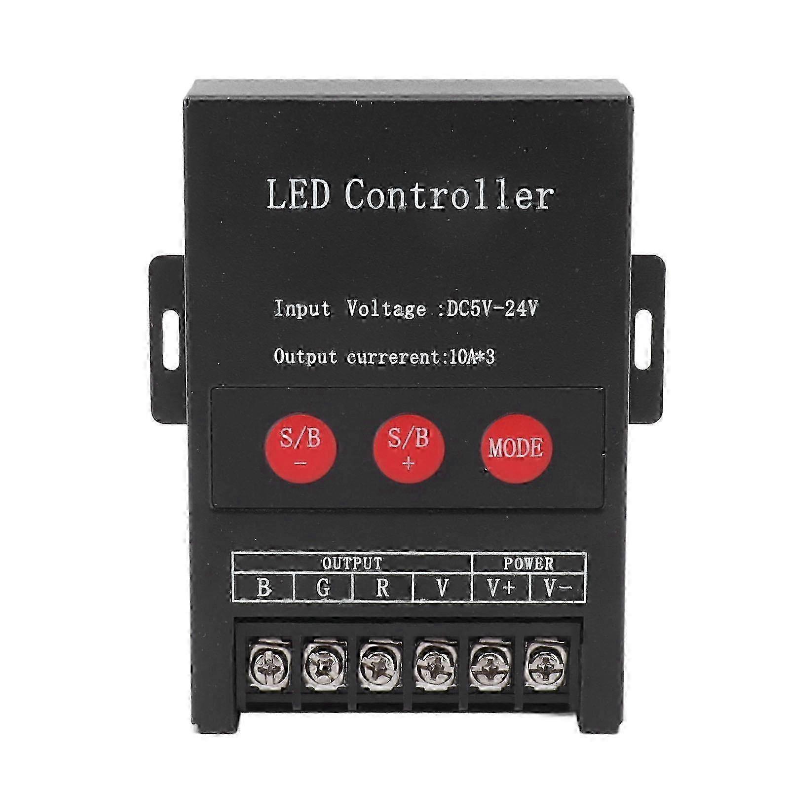 RGB LED Controller High Power Wireless Iron Shell 15 Modes Colorful Light Controller for KTV Hotel Home