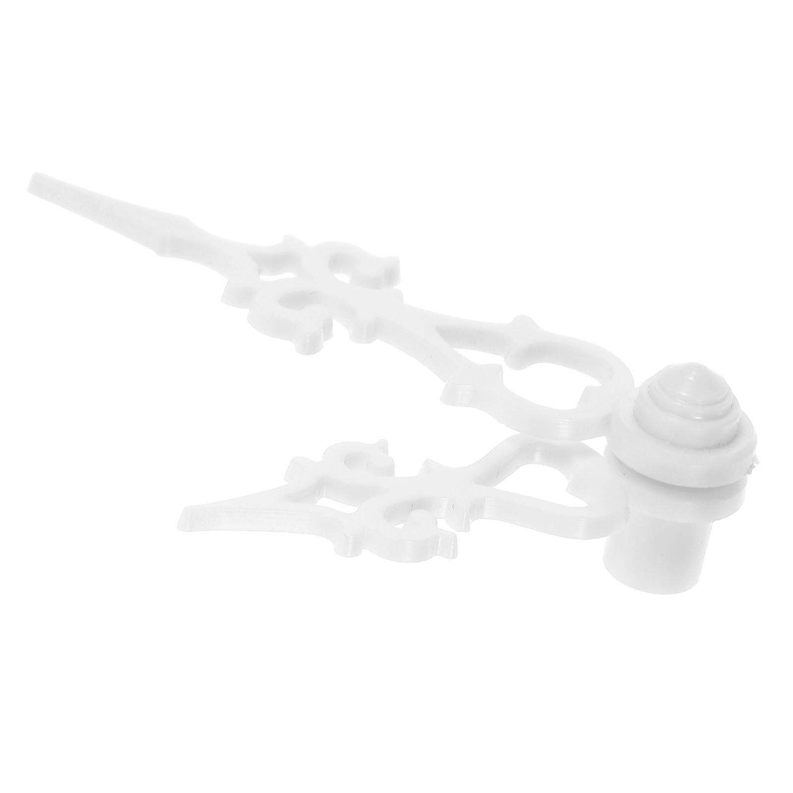 White Clock Hands Replacement for Clock Movement Durable Plastic Parts