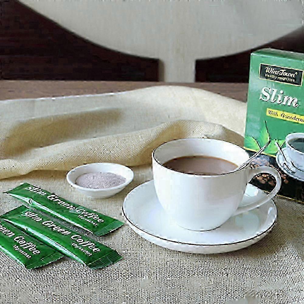 18 Teabags Slim Green Coffee with Ganoderma Control Weight Weight Tea_i*