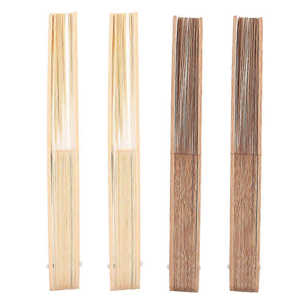 DIY Folding Fan Frame for Craft Enthusiasts 4Pcs Bamboo Fan Material