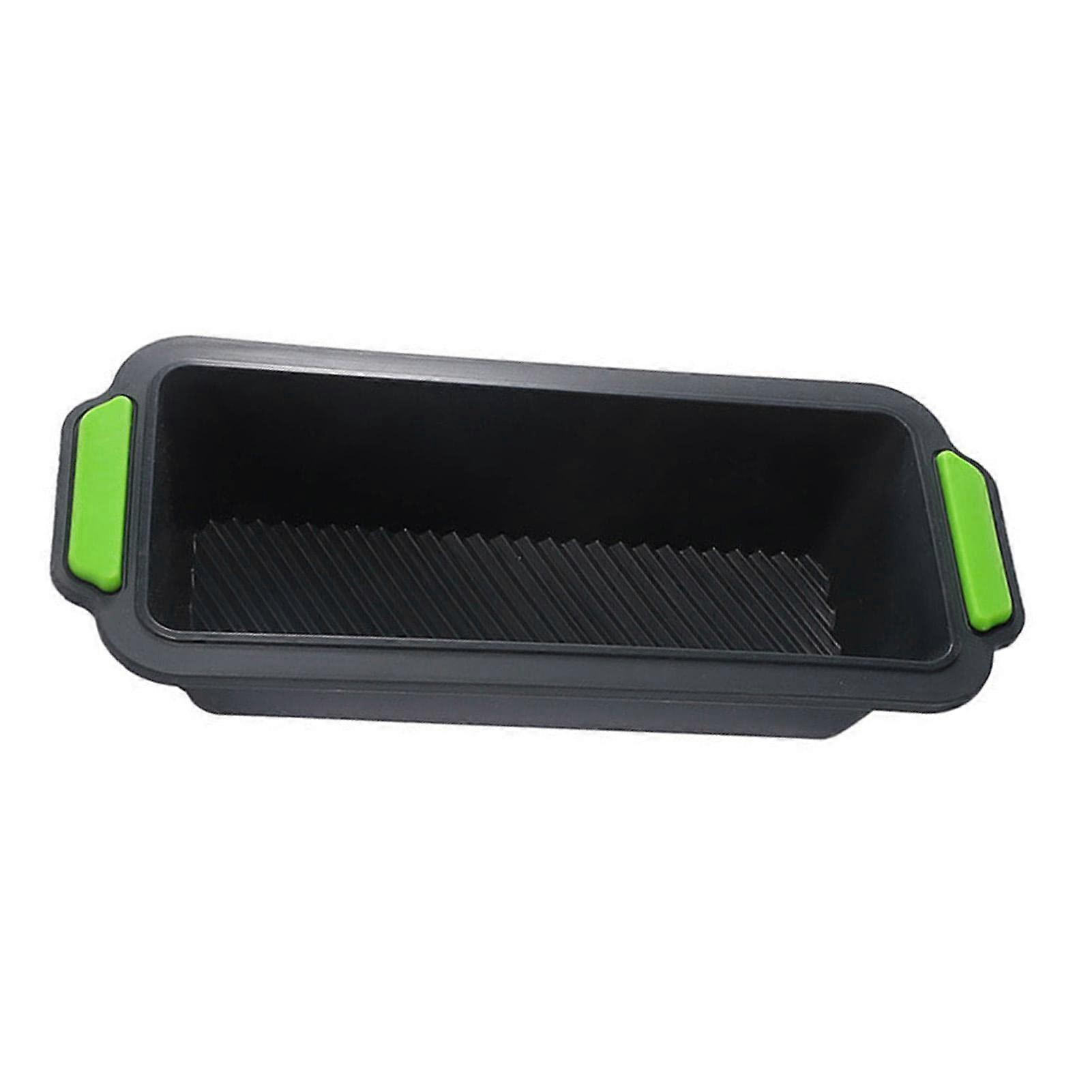 Silicone Baking Mould Adjustable Nonstick Rectangular Dark Gray  Temperature