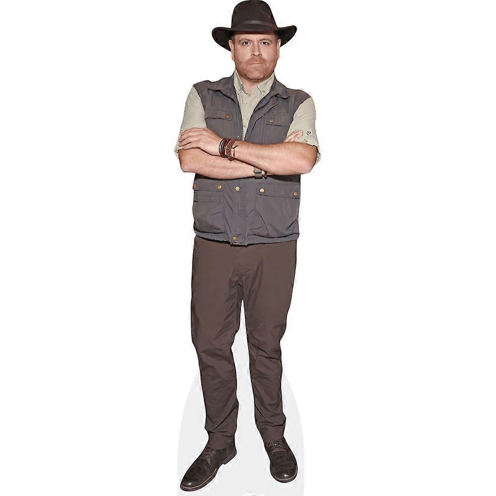 Josh Gates (Hat) Cardboard Cutout (lifesize OR mini size). Standee. Stand Up.