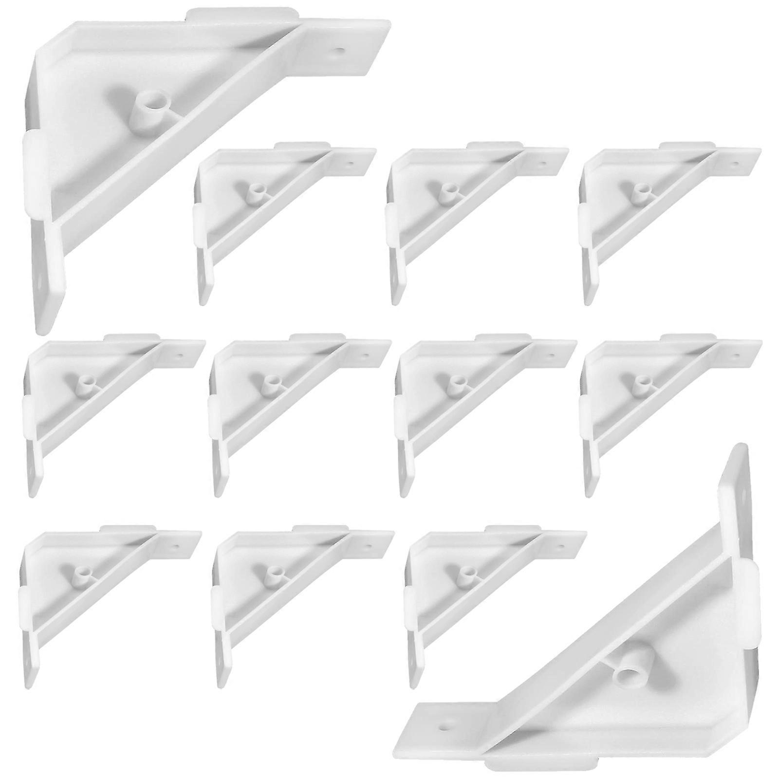 12pcs Cabinet Triangle Brackets 90 Degree Corner Support for Home Office and Store Use Reinforcing Cabinets & Furniture Multicolor