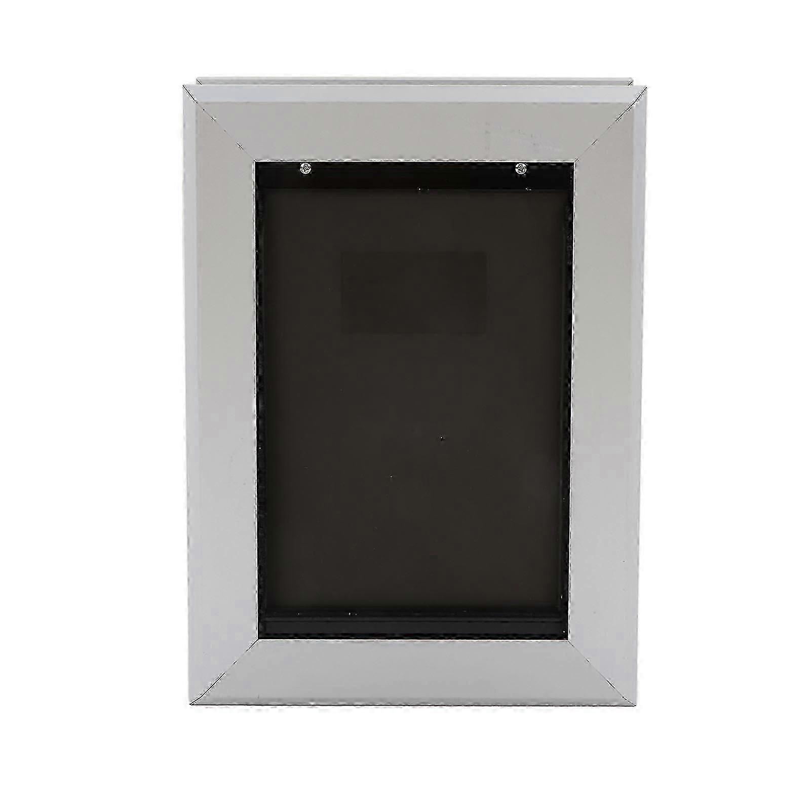 犬用ドアプロフェッショナル制御可能な方向安全耐候性ペットフラップドアインテリアエクステリアドア用シルバー342x252.5x65mm / 13.46x9.94x2.56in