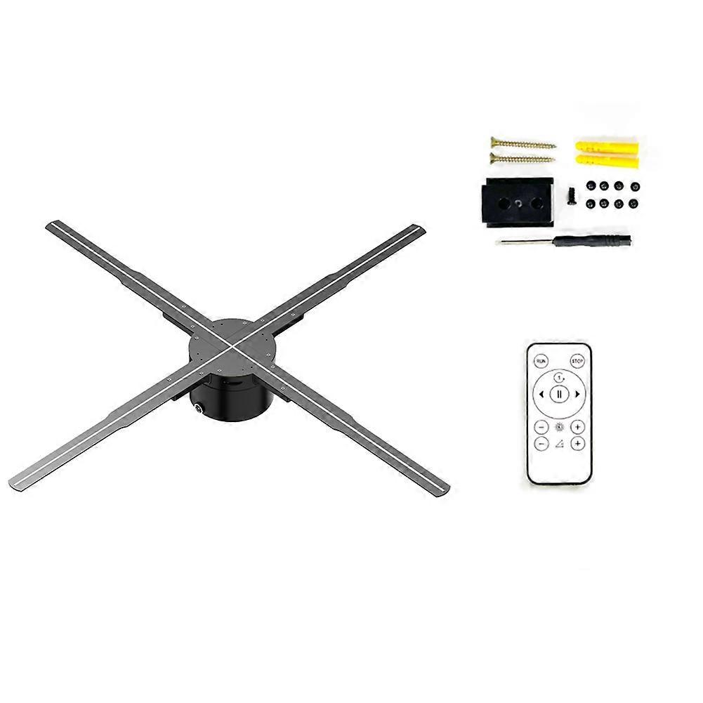 WiFi 3D Holographic Projector 615mm 722LED Holographic Player Fan for Image Video Store Advertising Display US Plug