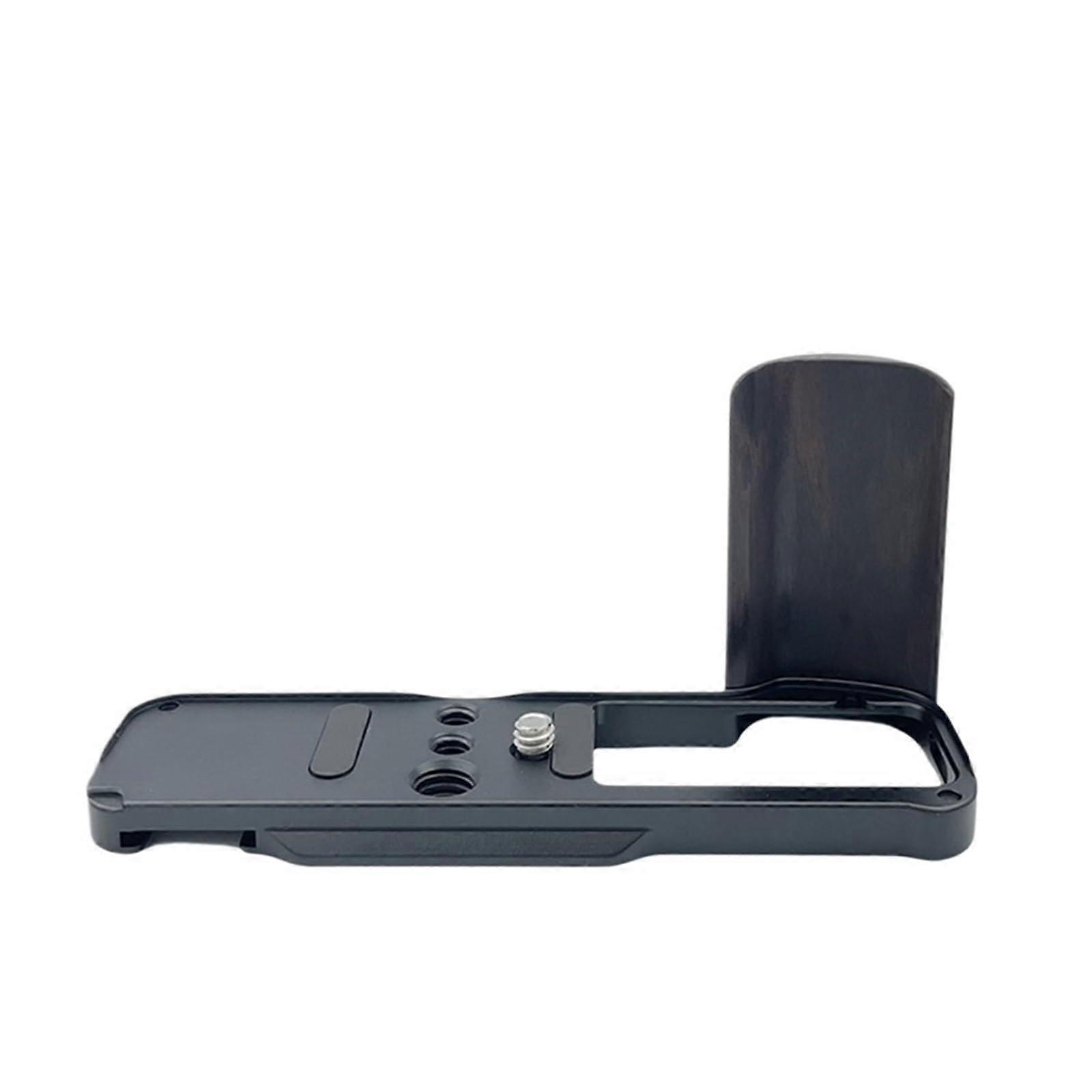Camera L Plate Hand Grip with Wooden Quick Release Bracket Compatible with X100VI