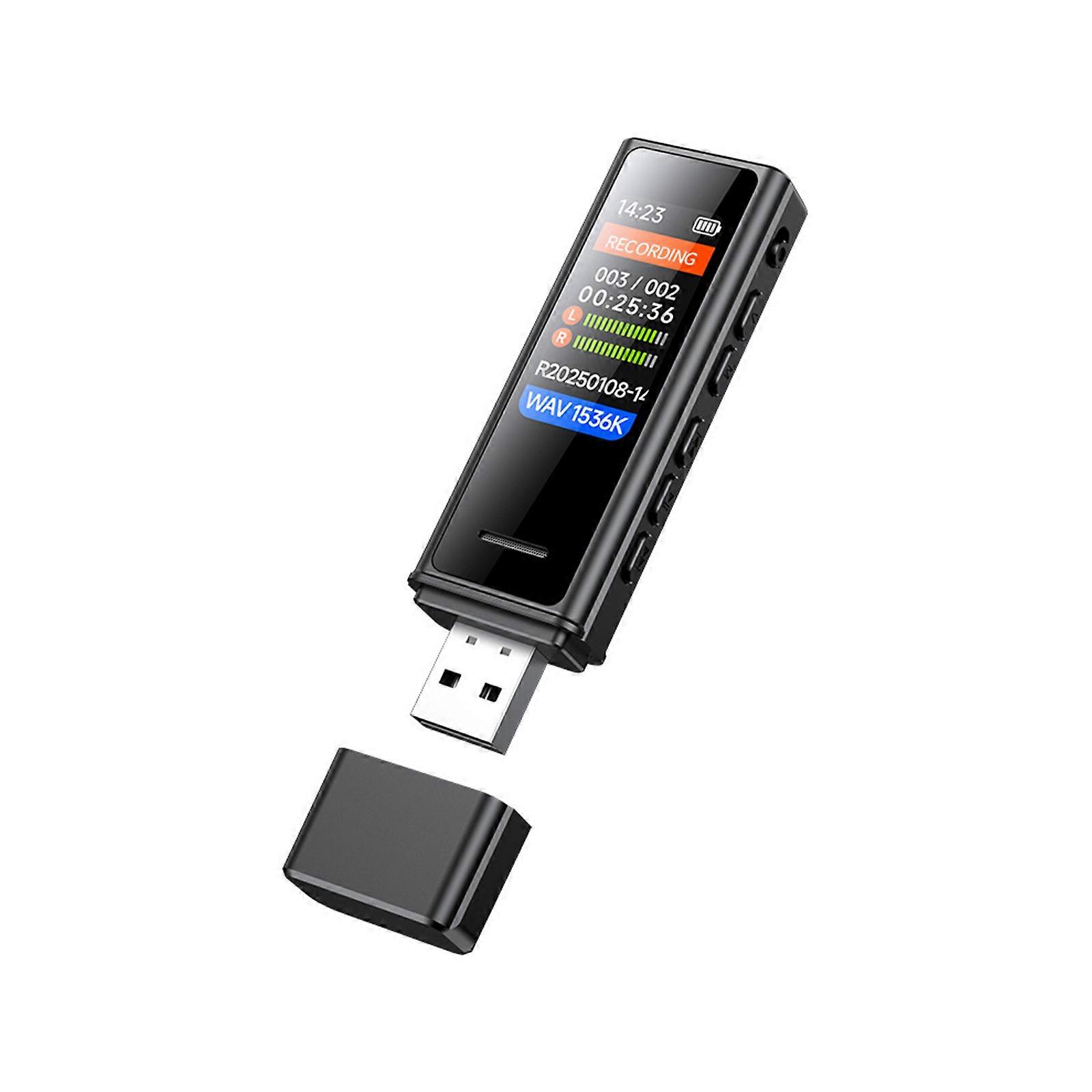 Digital Voice Recorder Mini Professional Dictaphone Voice Activated Recording MP3 Player Long Time Record For Meeting Multicolor