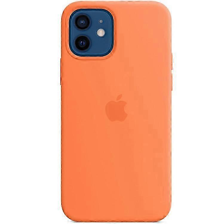 Capa de silicone em escala 1:1 compatível com iPhone 12 Pro / 12 e MagSafe.