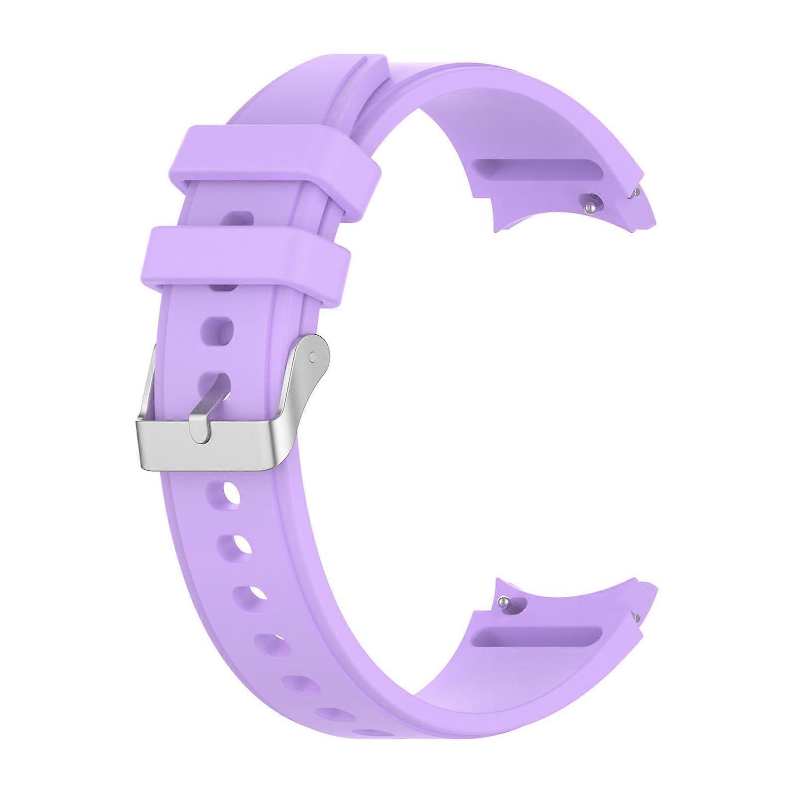 Silicone Sports Sweat Proof Solid Color Watch Band With Convenient Adjustment And Wide Compatibility Compatible With Smartwatch