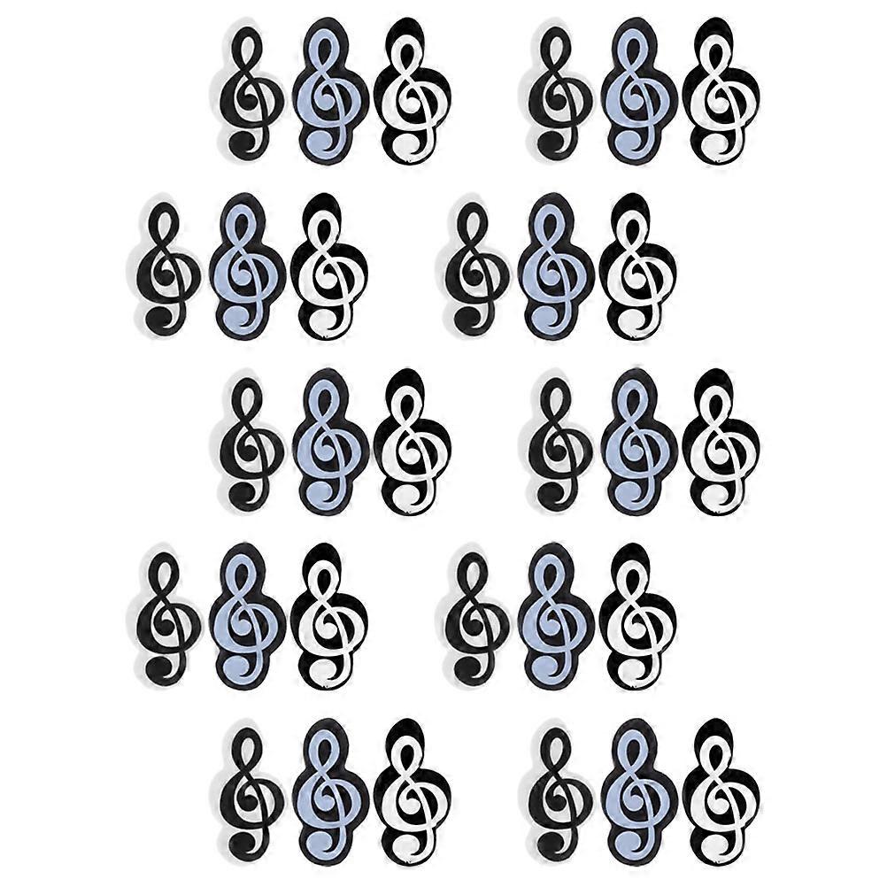 Multi-Function Musical Note Erasers 30Pcs Small Erasers for Children