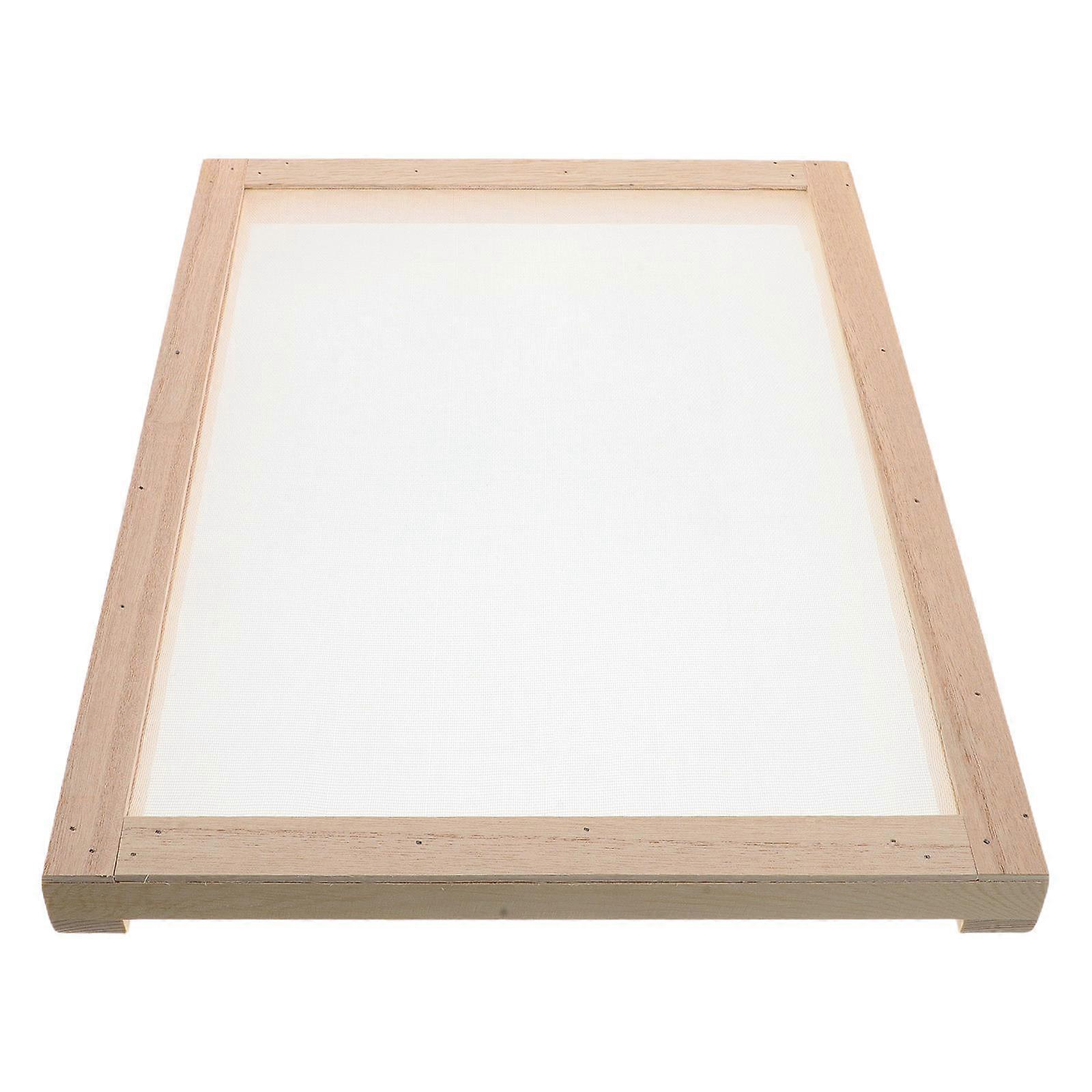 Plant Drying Frame Wooden Mesh Drying Rack For Herbs Stackable Herb Net Prevents Falling Home Use 1Pcs