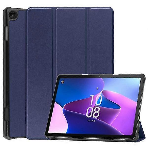 Compatible with Lenovo Tab M10 (3rd gen) Case Tri-fold Blue