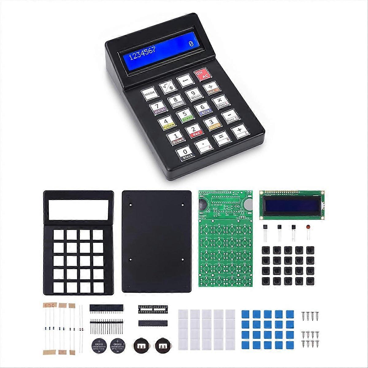 Calculator Soldering Practice Kit, 7-Digit Desktop Calculator