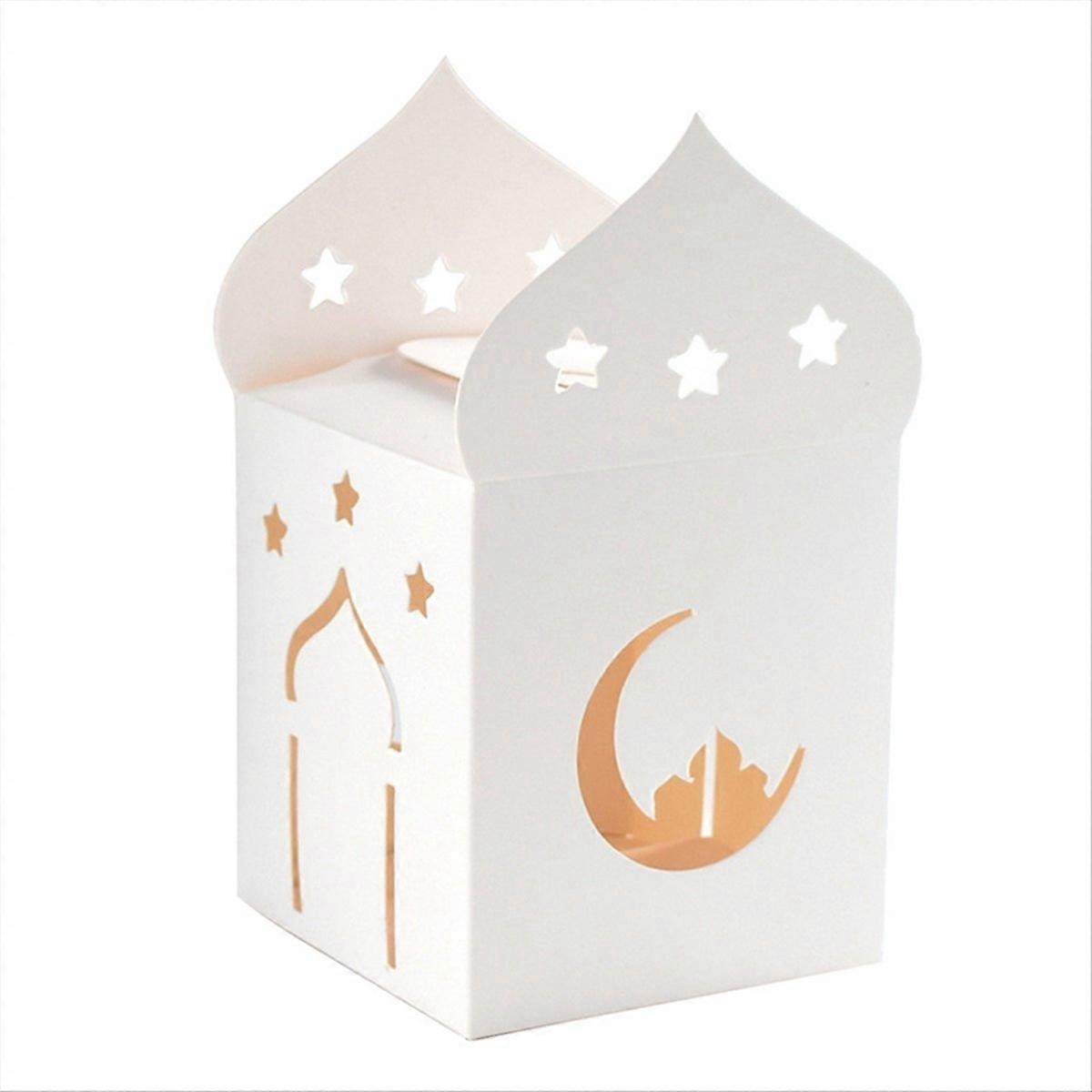 50ks Eid Mubarak Candy Boxy Duté Hvězda Měsíc Cookie Dárek