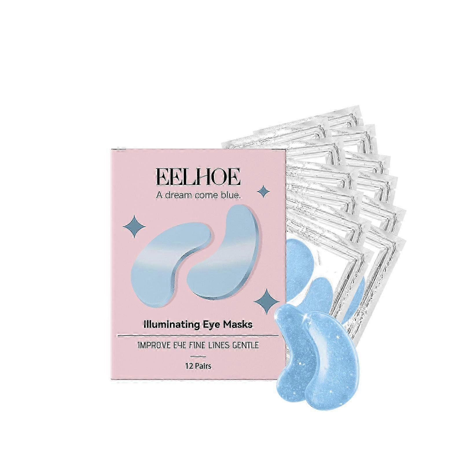 Revitalize  Brighten Eyes  Daily Hydrating Masks, 12 Pairs for Dull, Tired Eyes