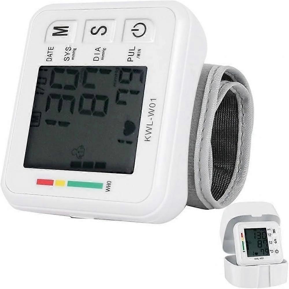 Blood Pressure Monitor, With Adjustable Bracelet And Lcd Display-DYDZ
