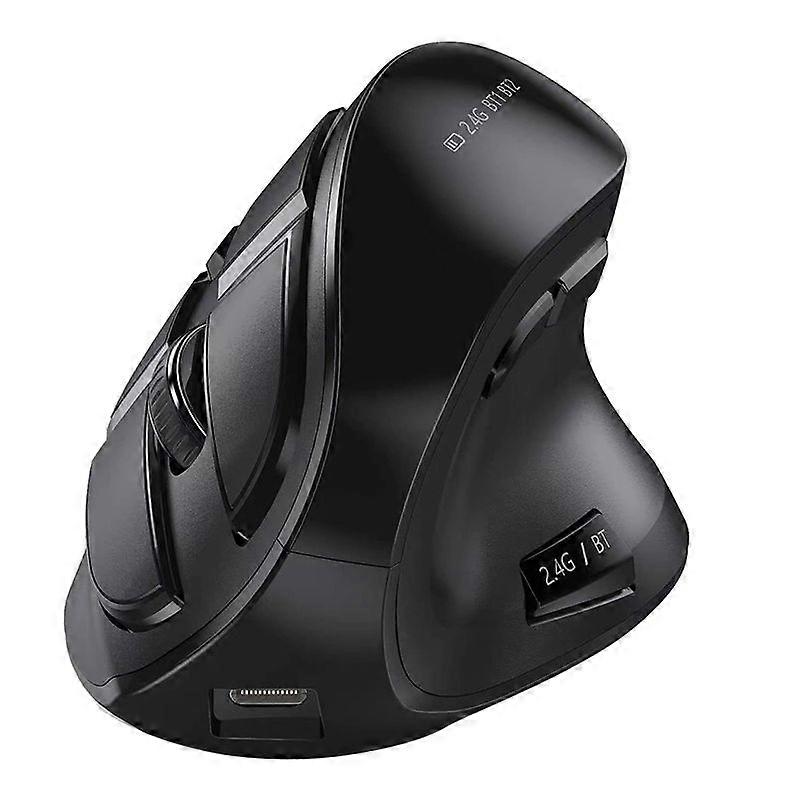 Bluetooth Vertical Wireless Mouse Rechargeable USB Wireless Mouse-A