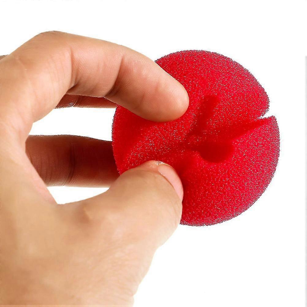 Cosplay Red Clown Noses for Parties - 30Pcs Soft Foam Noses for Halloween Costume
