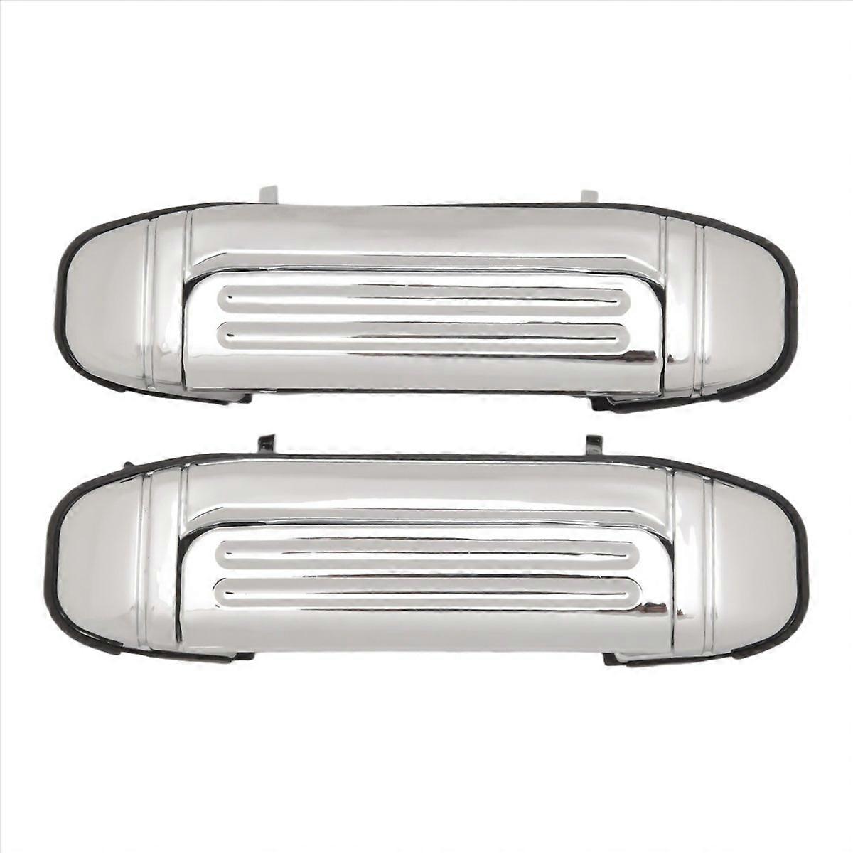 Front Pair Outside Door Handle Plating for Montero 