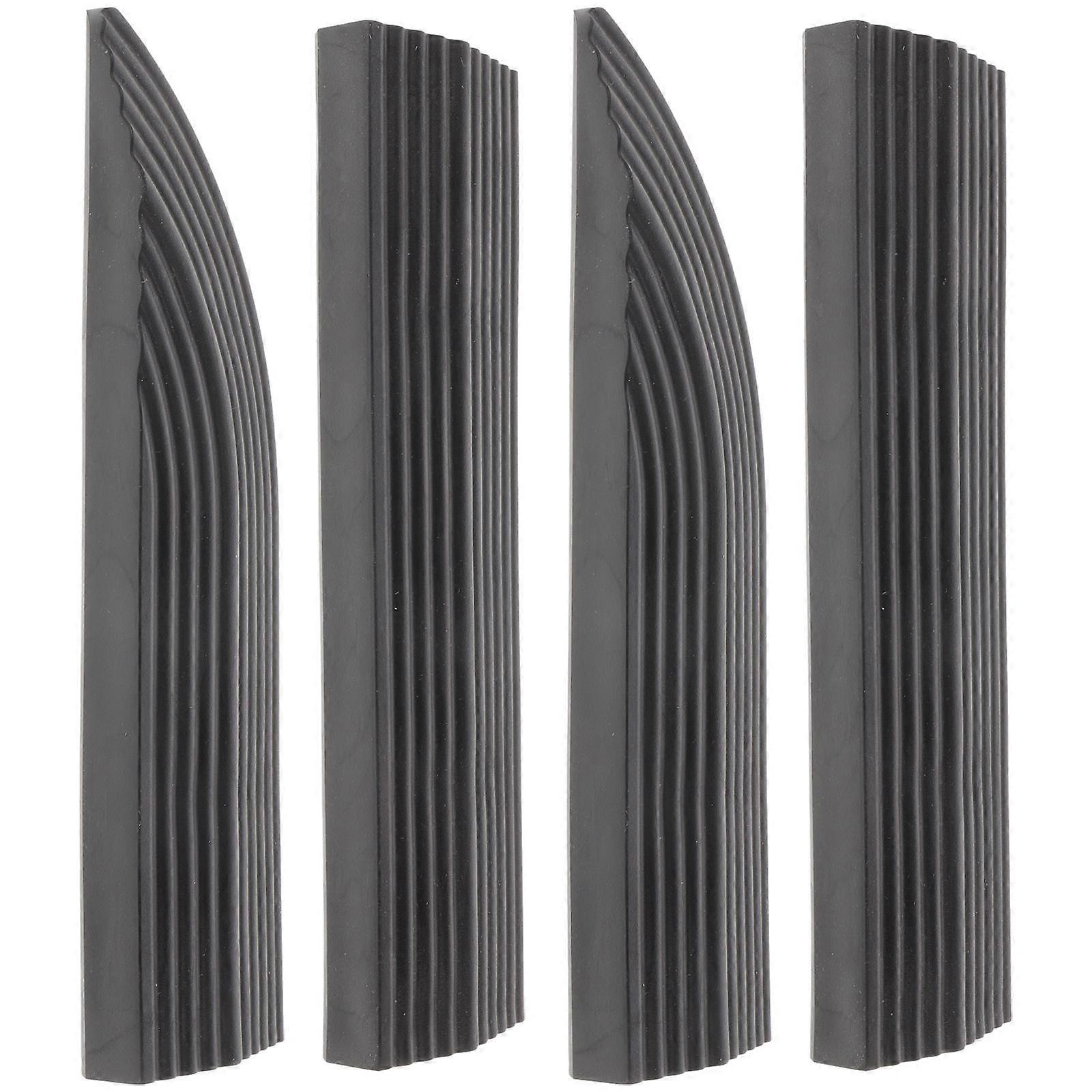 4 قطع المطاط عتبة منحدر دخول المطاط منحدر منحدر المنزلية منحدر لروبوت كاسحة