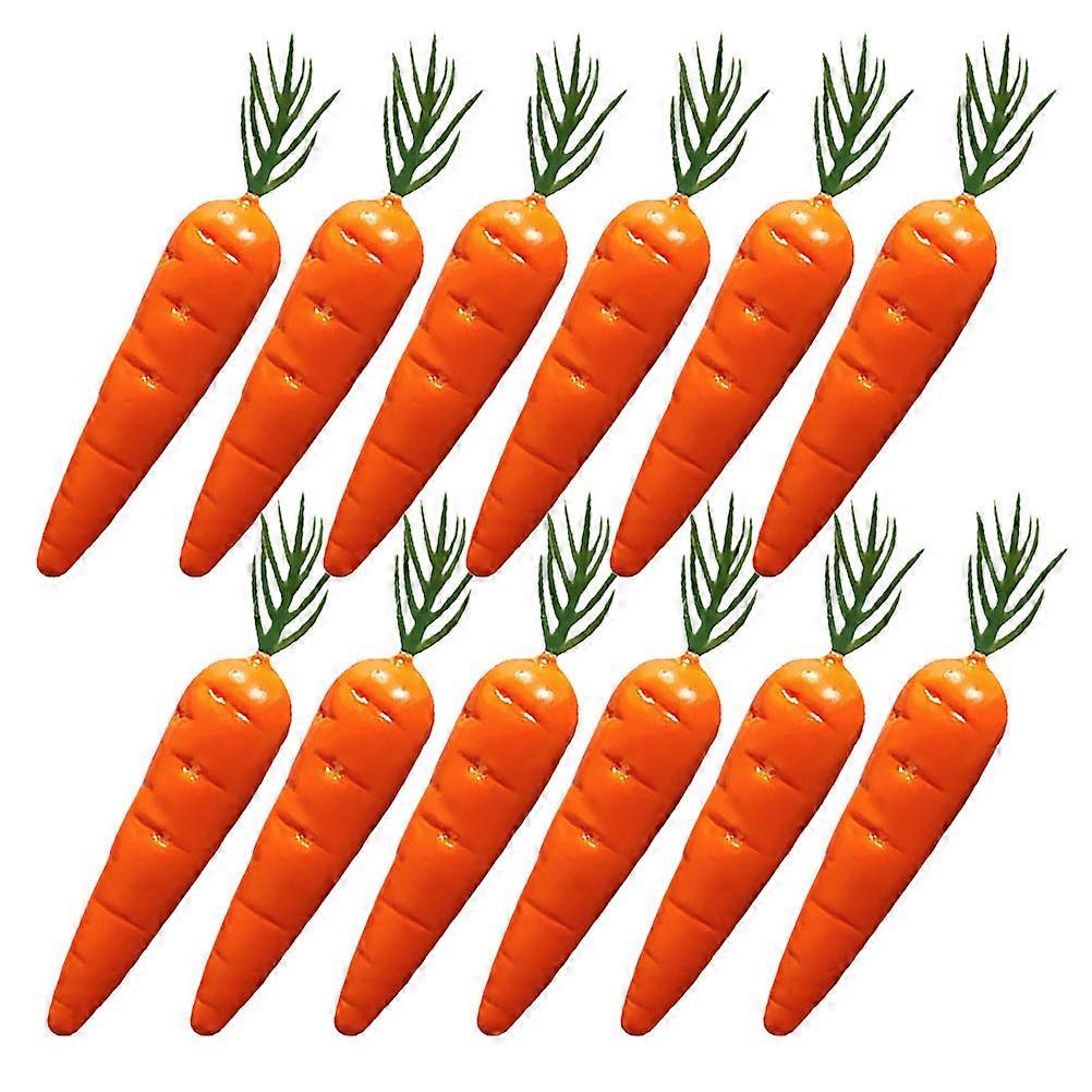Artificial Simulation Carrot Small Carrots for Easter Decor 24Pcs