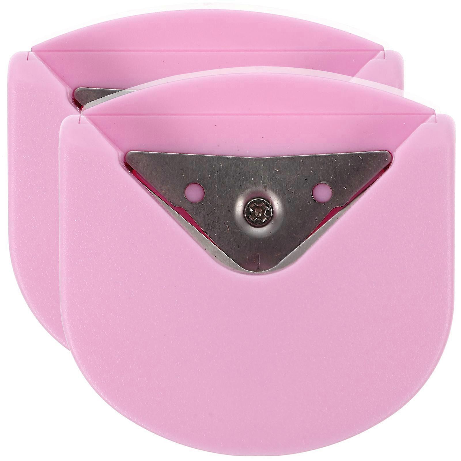 2Pcs Corner Rounder Picture Cutter Convenient Trimmer for Handicrafts