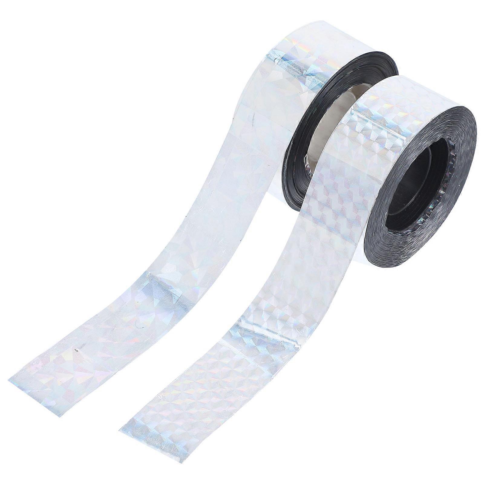 Outdoor Bird Repelling Device 2 Rolls of Durable Reflective Scaring Tape