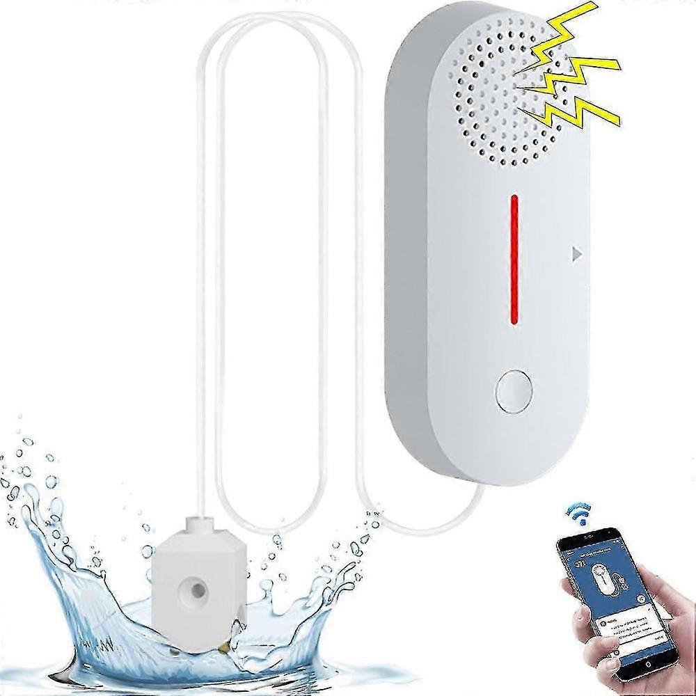 WiFi Water Leak & Level Sensor with Remote App Alarms