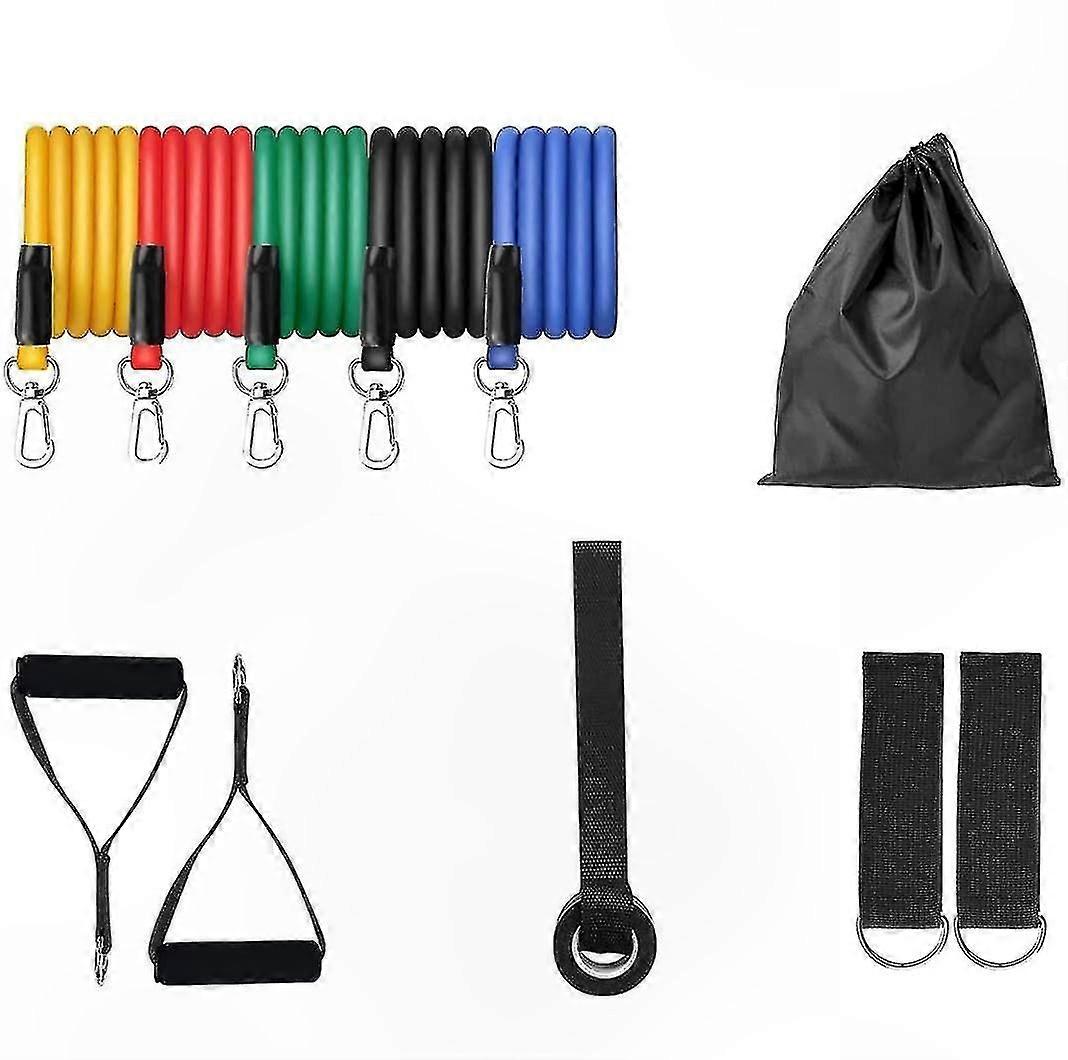 Exercise Bands Set for Fitness and Strength Training