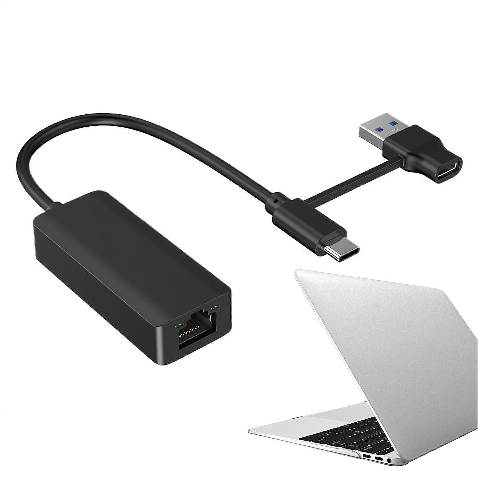 USB 3.0 Gigabit Ethernet Adapter Speed 1000Mbps Driver for PC Laptop Gaming Streaming