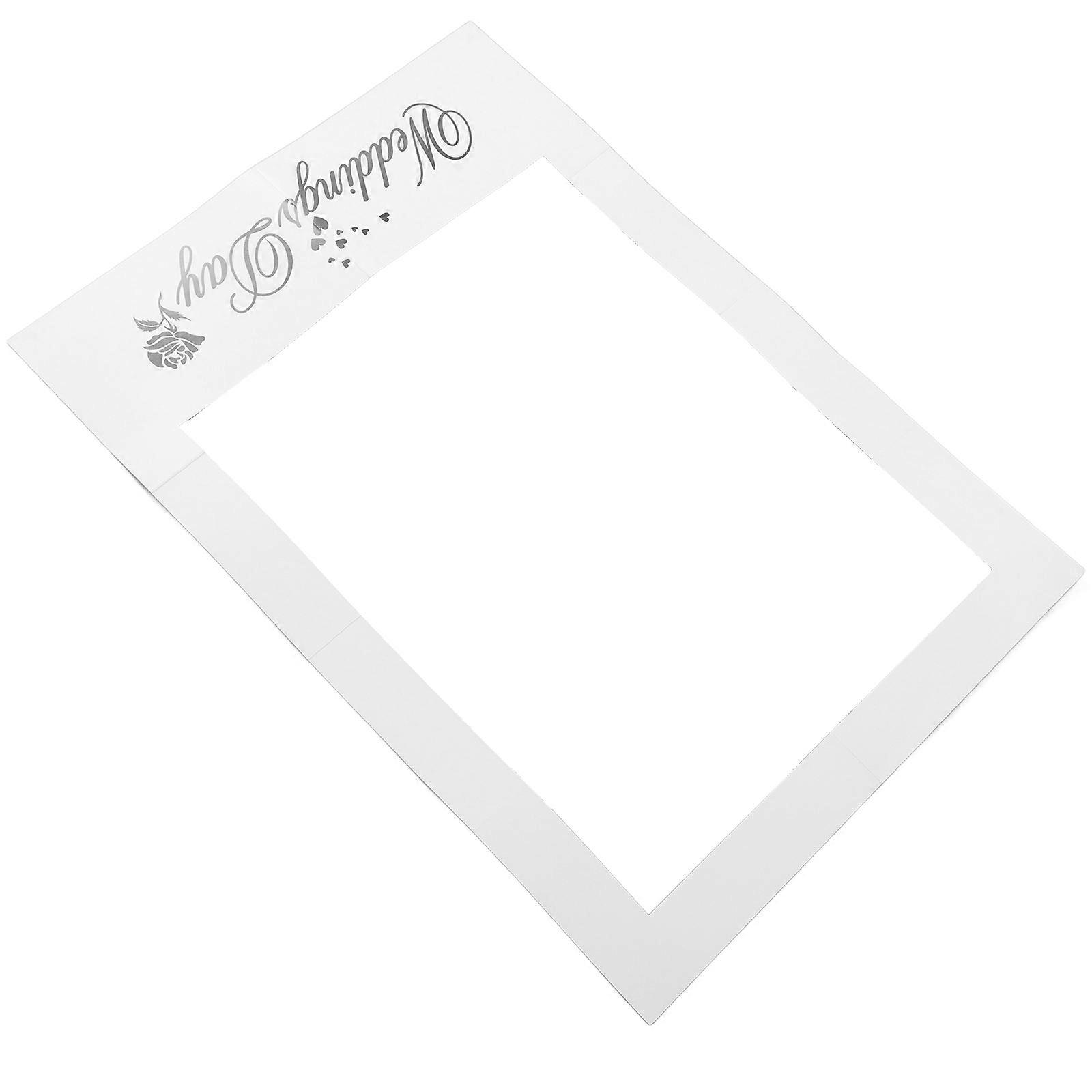 Rectangular Photo Booth Props Frame for Wedding Party and Bachelorette 1Pcs