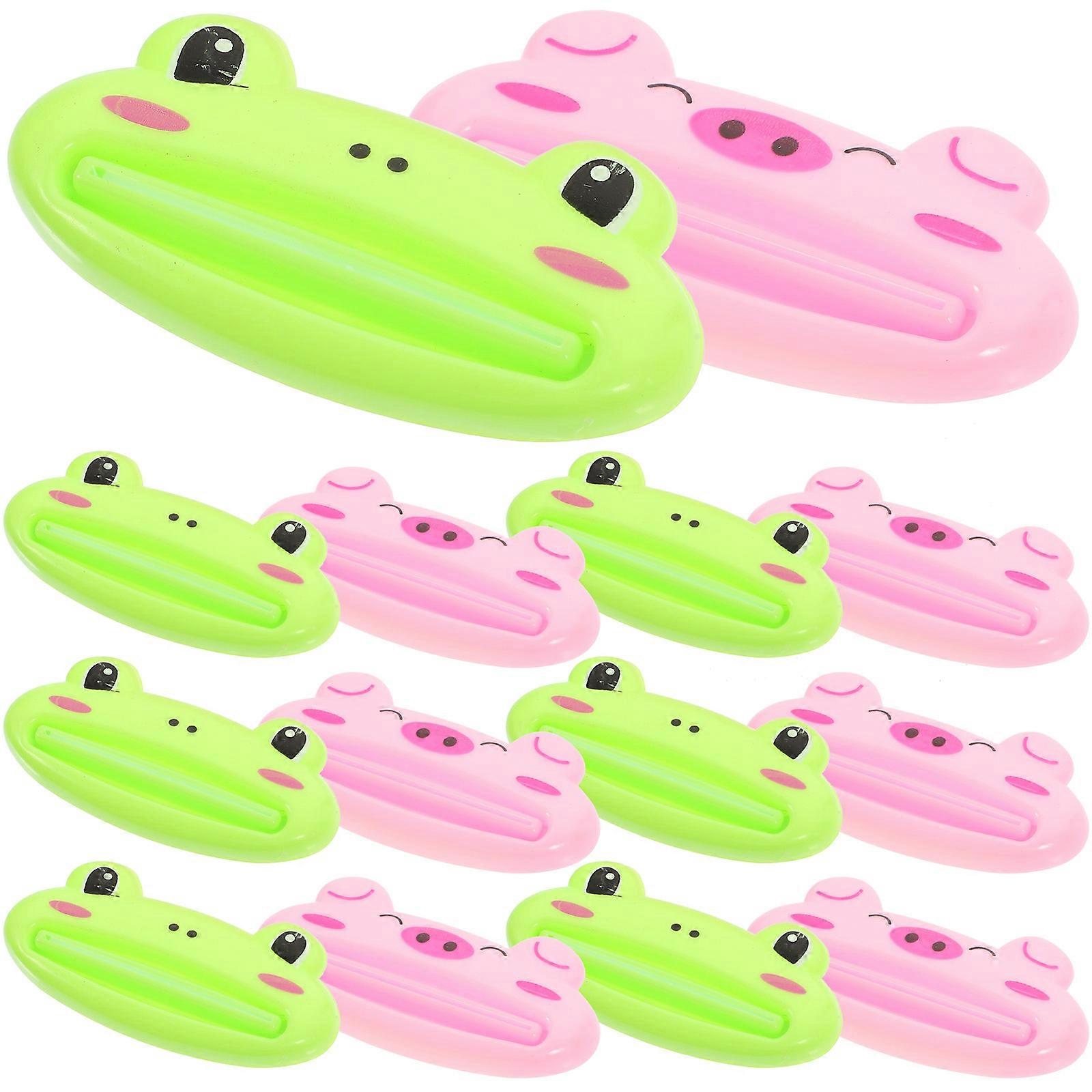 Cartoon Animal Toothpaste Dispenser Tools for Bathroom 20Pcs Pack