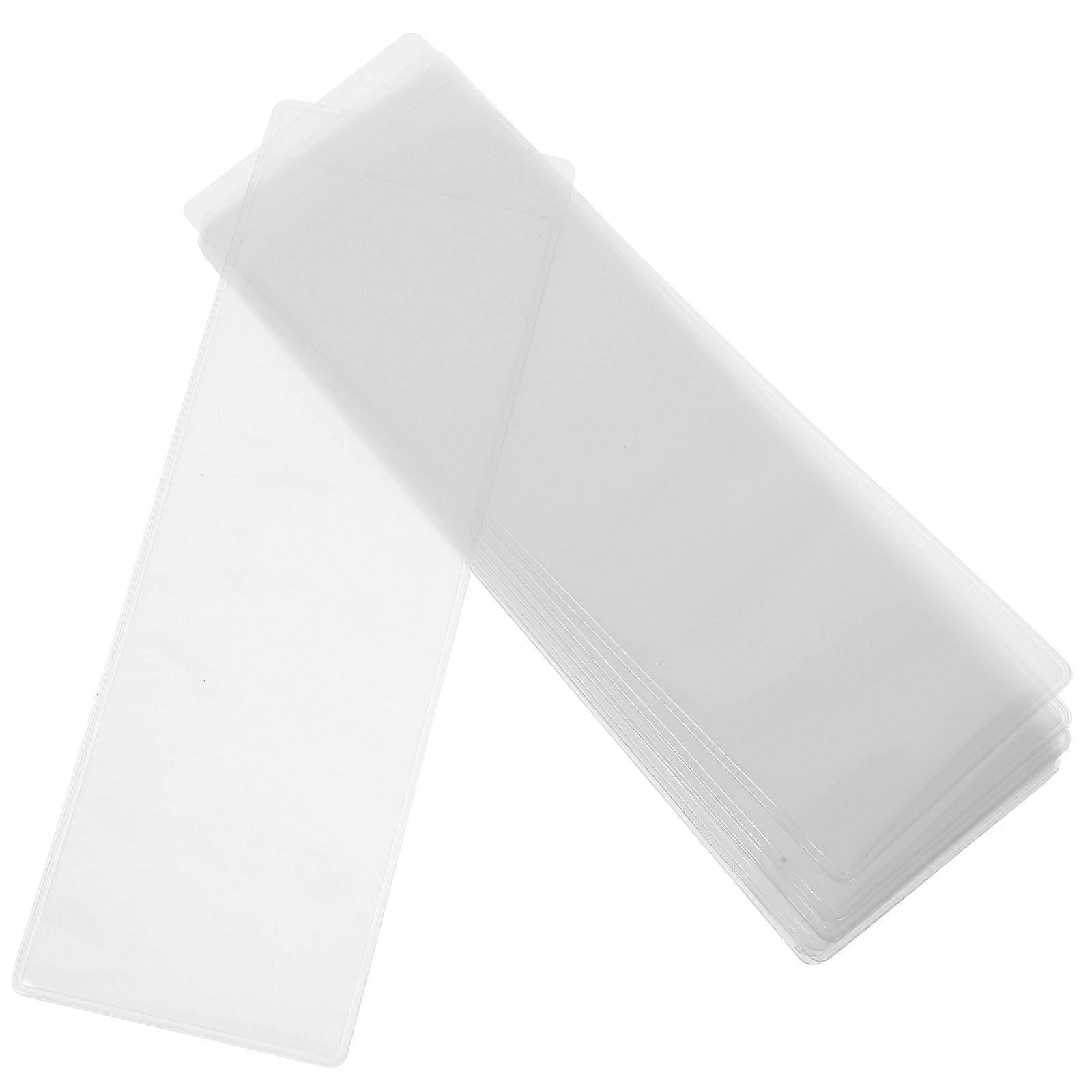 Bookmark Protector PVC Sleeves for 10Pcs Creative Bookmark Holders