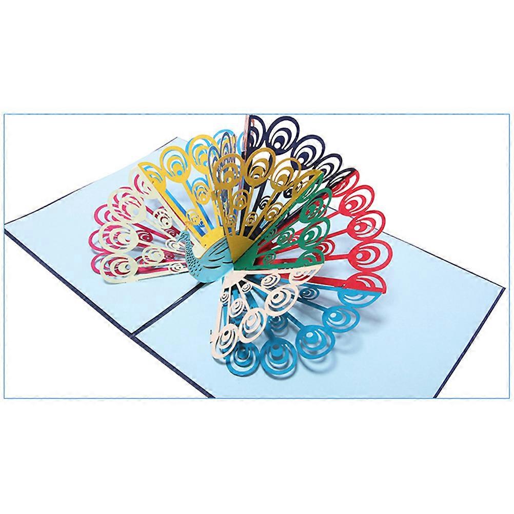 Greeting Hollow-Out Party for Blue