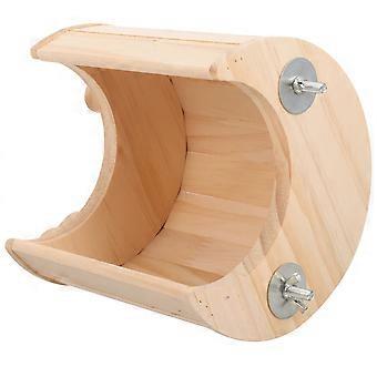 3-teiliges Hamsterhaus aus Holz für Kleintiere