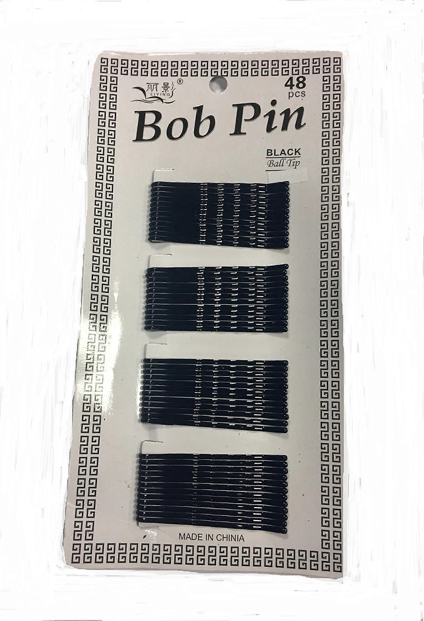 Medium Black Metal Bobby Pins 480 Pcs Bulk Pack with Secure Grip and Discreet Finish