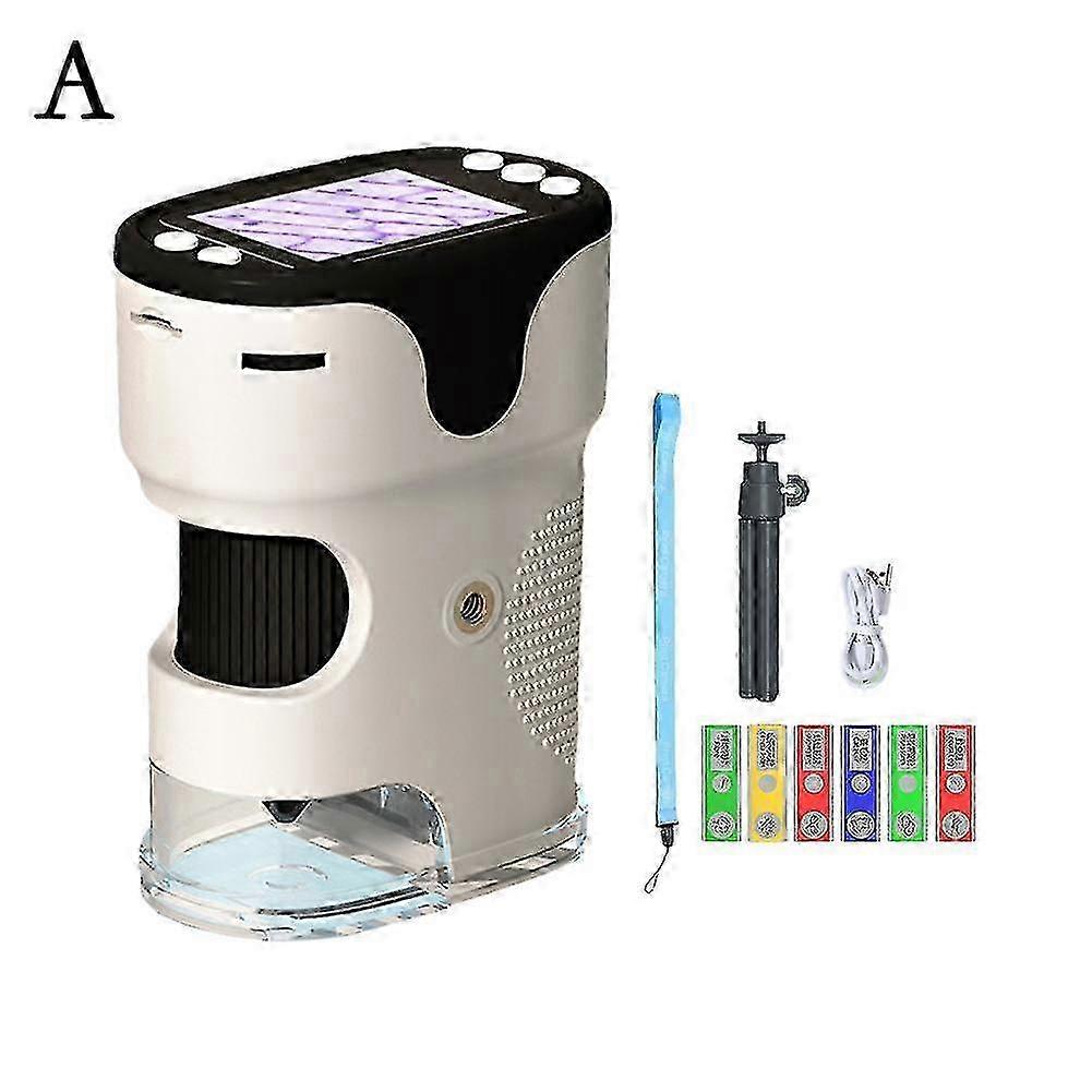 Handheld Microscope Kit for Kids Portable Rechargeable 1000XHD Microscope Camera