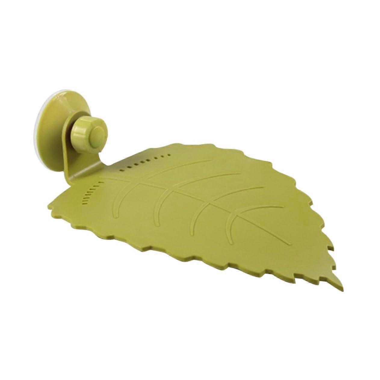 Leaf Shaped Turtle Tank Platform with Stable Suction Cups for Aquarium Basking and Rest