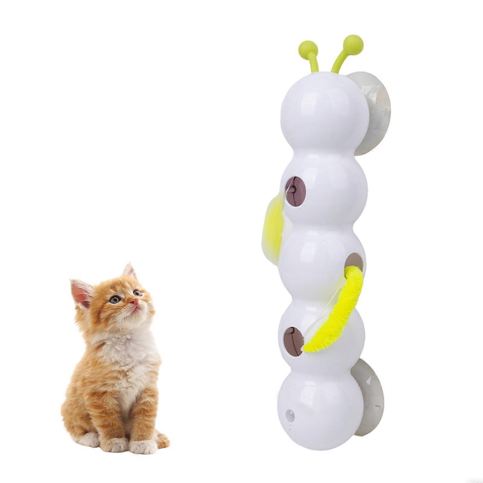 Interactive Cat Toy with Smart Motion Sensor and Worm Design for Indoor Cats, BiteResistant