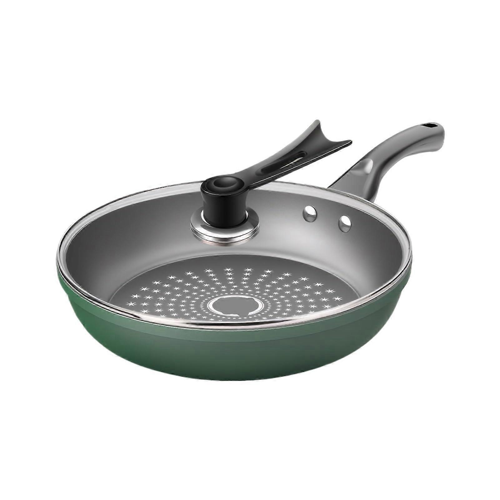 24cm Non Stick Frying Pan Gas and Induction Ready Multi Function Wok and Saucepan