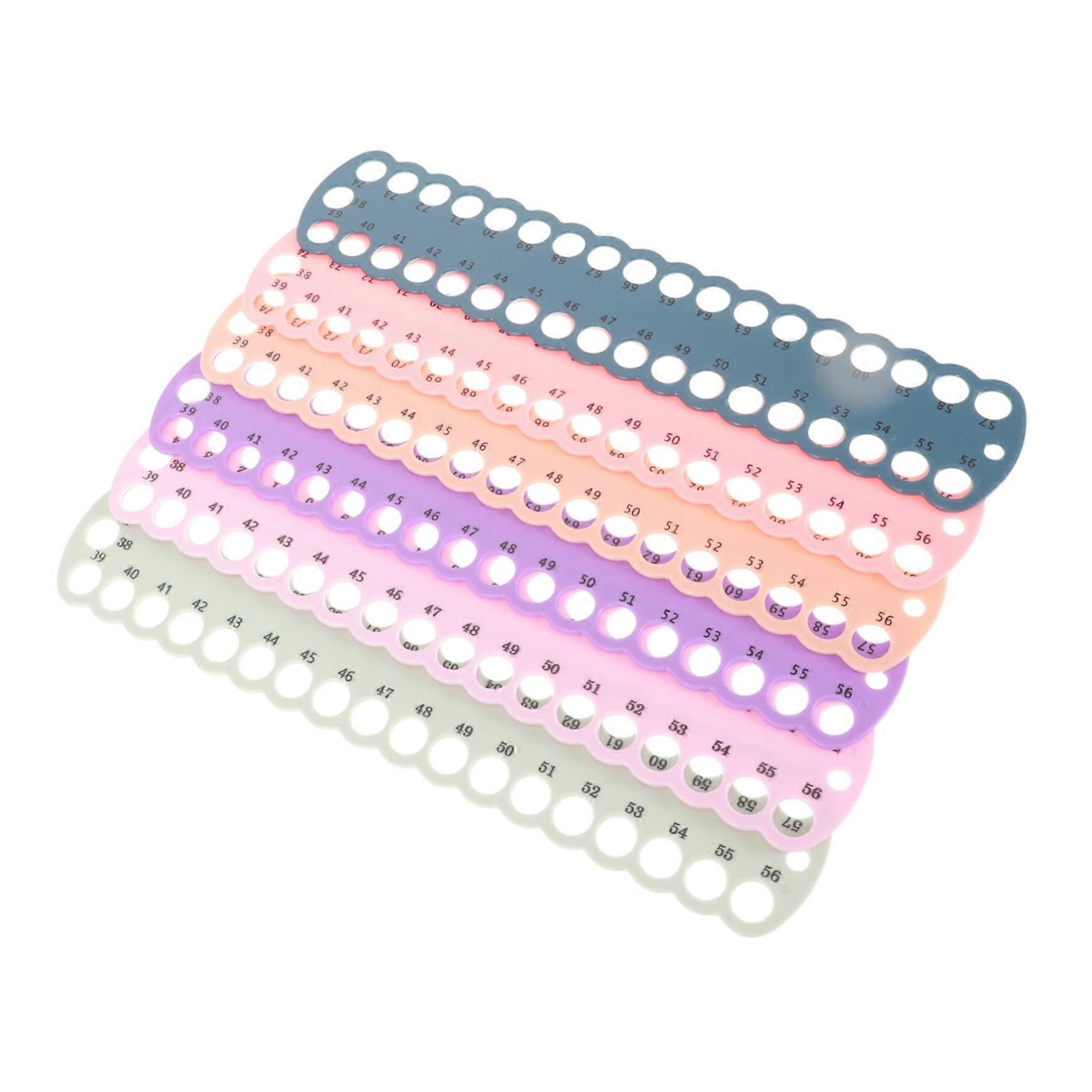 Embroidery Floss Organizer Set, 6pcs MultiHole Plastic Cross Stitch Thread Holders for Tangle Sewing