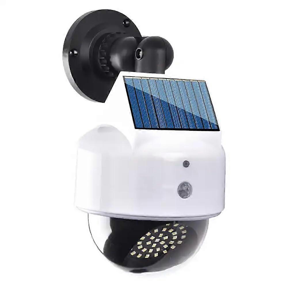 Solar Dummy Security Camera with Motion Sensor Light, Waterproof Realistic Design for Home Garden