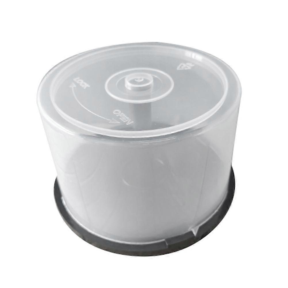 1pcs Large Capacity CD/DVD Storage Container Clear Plastic DVD Holder Compact Disk Organizer Space-Saving Design